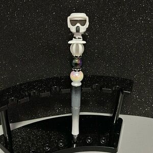 Beaded pen with Doorable Topper Scout Trooper from Star Wars